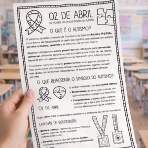 DIA MUNDIAL DE CONSCIENTIZAÇÃO DO AUTISMO