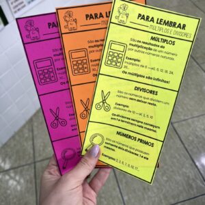 LEMBRETE MÚLTIPLOS E DIVISORES