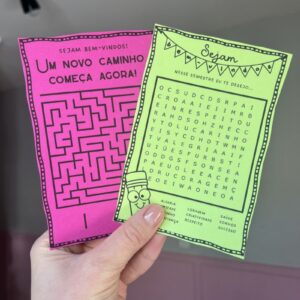 CARTÃO BOAS-VINDAS